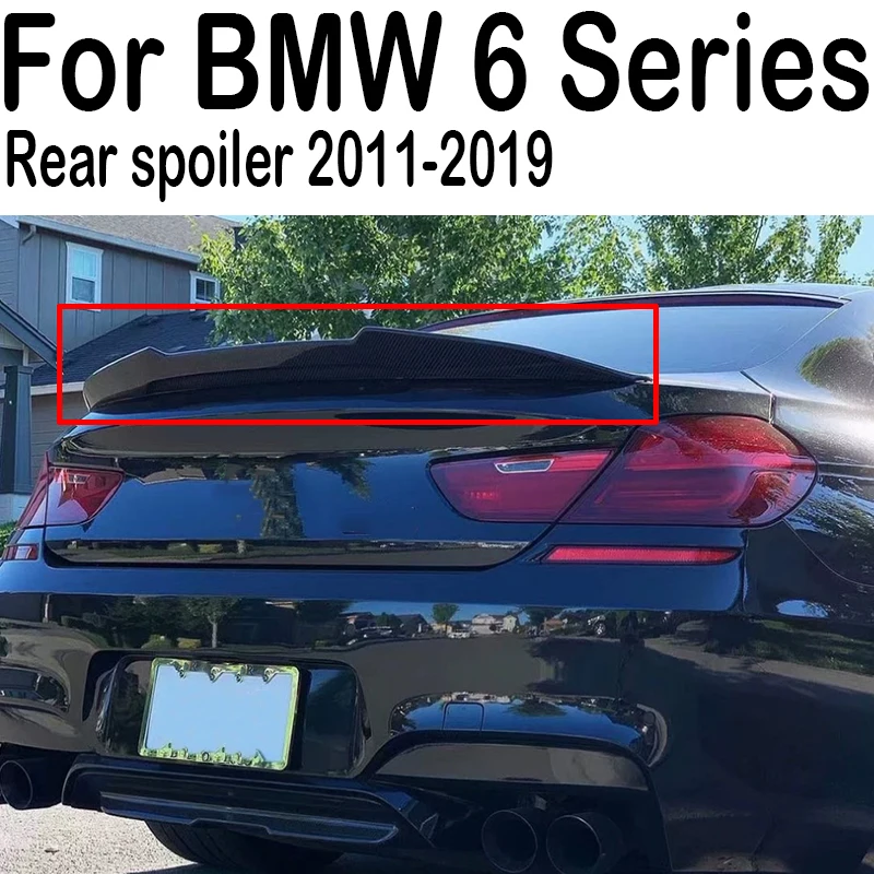 

Suitable for BMW 6 Series F06 M6 F12 F13 640i 650i 2011-2019, PSM style carbon fiber rear trunk lid, trunk spoiler wing