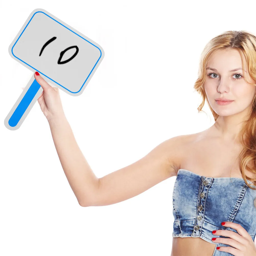 

Набор из 4 белых досок-табло для ручного использования, многоразовые, для школы, класса, обучения, групповых занятий и оценки