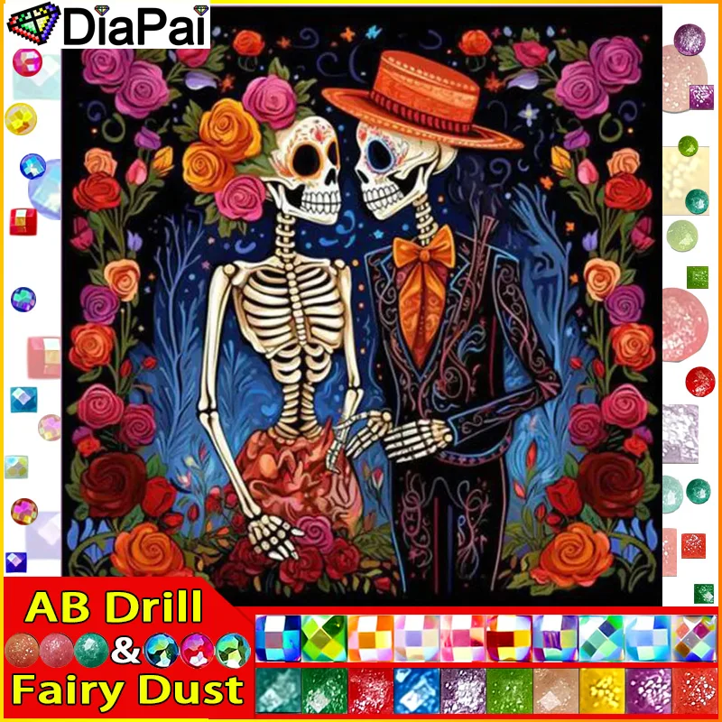 DIAPAI Fairy Dust AB Square/Round Drill 5D DIY Diamond Painting 