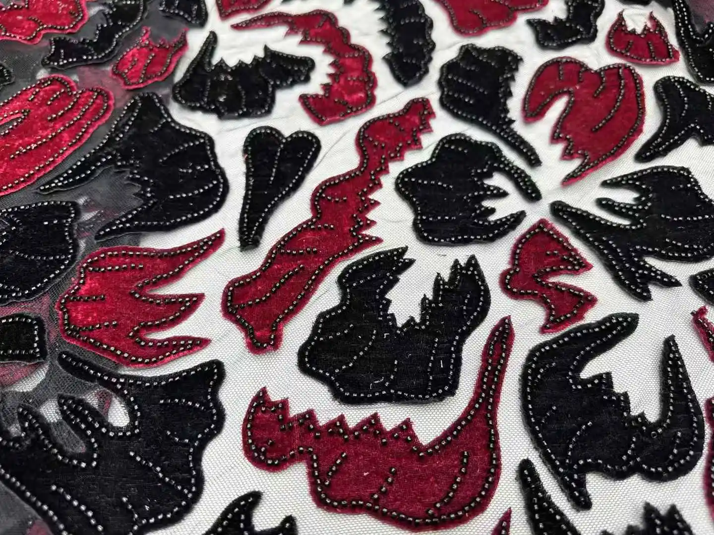 오스트리아 자수 벨벳 스톤 원단, 웨딩 이브닝 원피스, 섬세하고 우아한 최신 우수한 품질, 2025 NN_2681Z