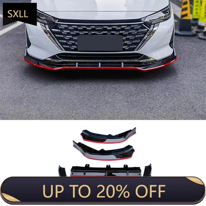 

SXLL Automotive Exterior Accessories Body Kits Automotive Front Bumper Diffuser Sentra Sylphy Shield Chin Lip Spoiler Shield Pr
