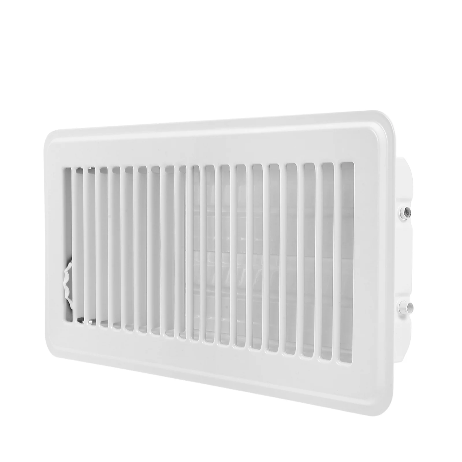 

Floor Register Vent Cover White Flush Mount Grille Walkable Design for Home Office Air Ventilation Floor Register Vent Screens