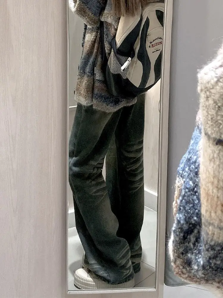 

Мешковатые брюки, женские джинсы с высокой талией и карманами-карго, универсальная рабочая одежда с несколькими карманами, камуфляжная женская джинсовая одежда в стиле милитари