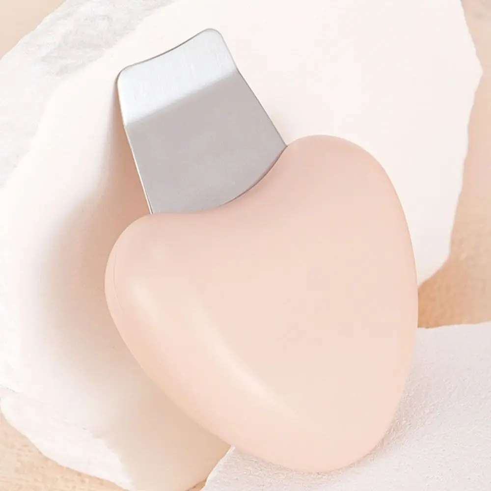 MINI Pore ทําความสะอาดพลั่วแบบพกพาด้วยตนเองลบ Blackhead Shovel ทนทานความไวผิวทําความสะอาด Scraper Skin Care