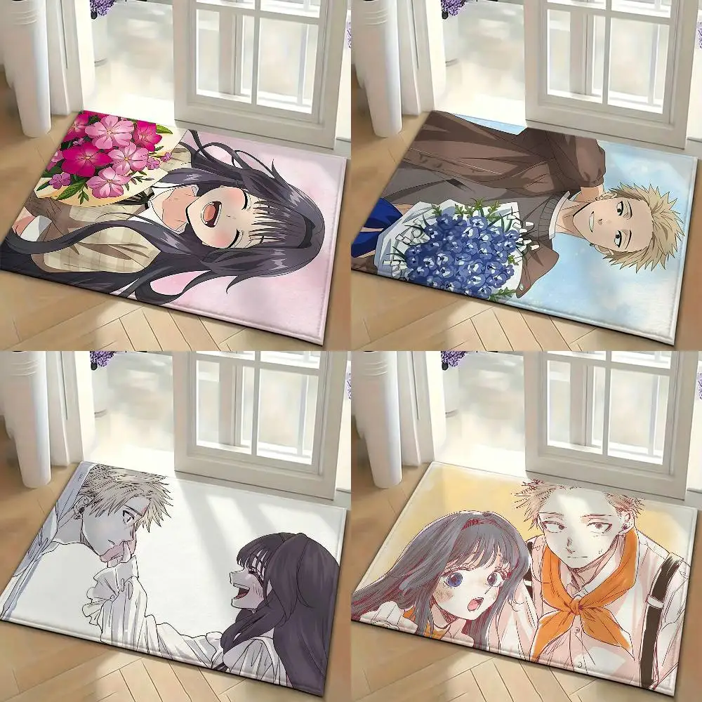 R-Rintaro T-Tsumugi K-Kaoruko W-Waguri Floor Mat Soft Non Slip for Entry Door Bathroom Indoor Home Decorative Carpet