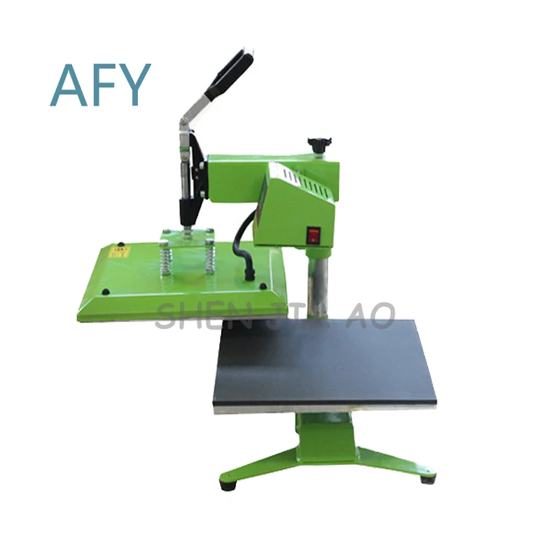 1400W Manual Hot Stamping Machine for HP3805B 110V 220V Heat Transfer Printer 38x38cm Pyrograph Tool for TShirt Mug Cap