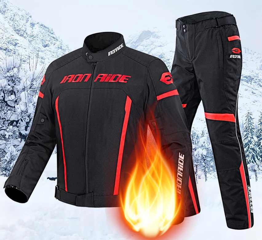 

Winter Motorcycle Jacket Waterproof Motorcross Jacket Pants Windproof Motorbike Riding Jacket Clothes Men Motorcycle Equipment