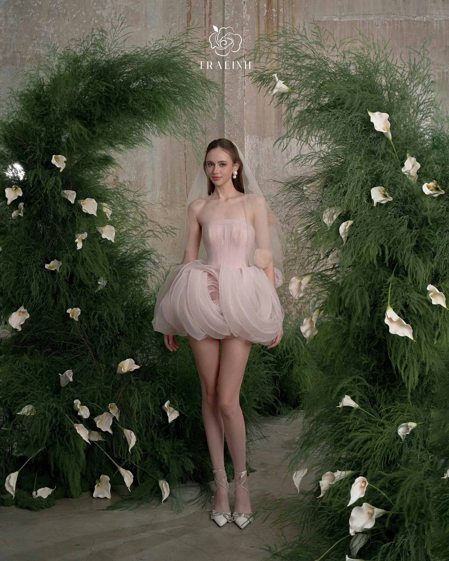 Robe de soirée à volants rose poussiéreux, faite à la main, en maille bouffante florale, robes de bal, tendance, en Tulle, à plusieurs niveaux, robes de concours, nouvelle collection