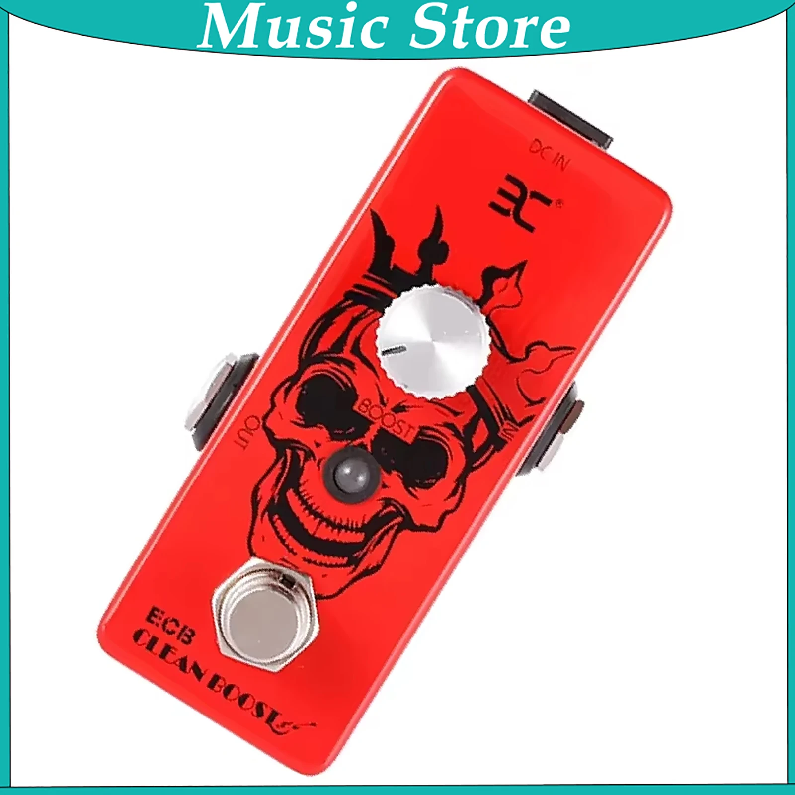 ENO ECB Clean Boost Bass Guitar Effect Pedal Clear Fader Pedal True Bypass Metal Shell Electric Bass Guitar Parts & Accessories