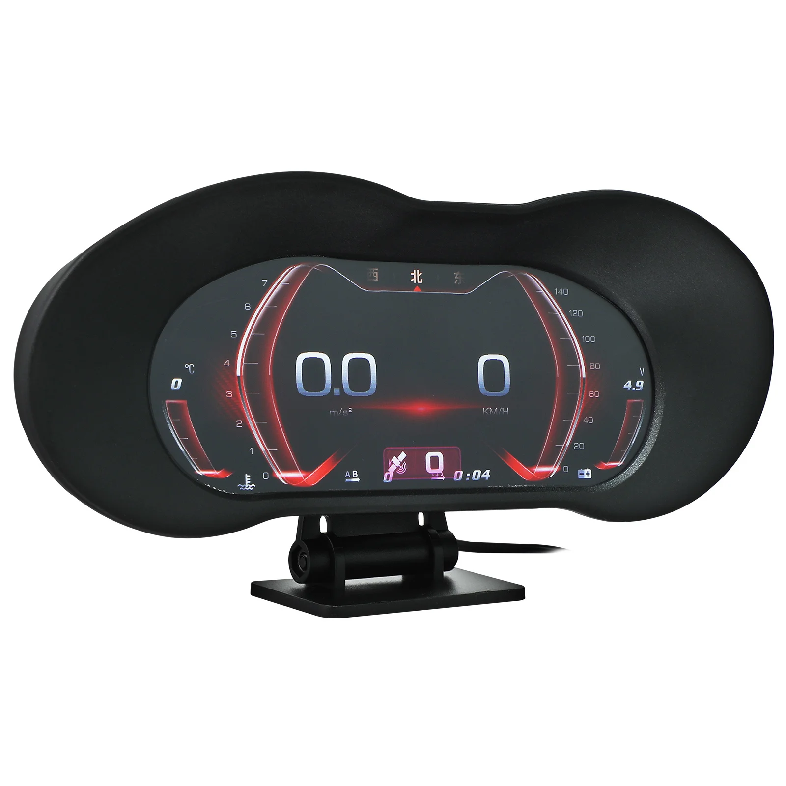 

Hud Display Car Windshield - Smart Digital Dashboard Cluster - GPS Enabled Head Up Display for Vehicle with Speedometer