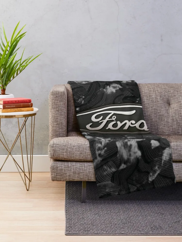 Forged carbon fiber Ford Throw Blanket heavy to sleep Bed Fashionable Blankets