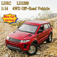 Mini Toys Gifts RTR 1/14 RC Crawler Car 4x4 4WD Wireless Control Off-road Climbing Vehicles Model LDRC LD1299 with Light System