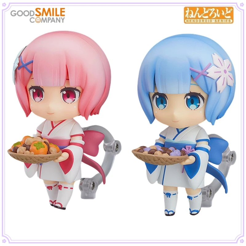 GSC 오리지널 넨도로이드 시리즈 Re:ZERO - 다른 세계에서 인생을 시작하다 Ram & Rem Baby Ver. 애니메이션 액션 피규어 소장 모델