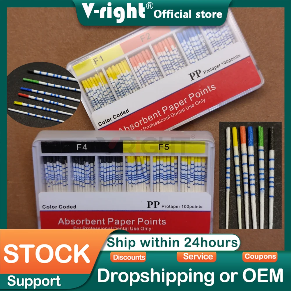 Стоматологические впитывающие бумажные наконечники Эндодонтические конусы 02 04 06 F Конус со шкалой Бумажные наконечники для корневых каналов PP Стерильные 20 # 25 # 30 # 35 # 40 # 15 #