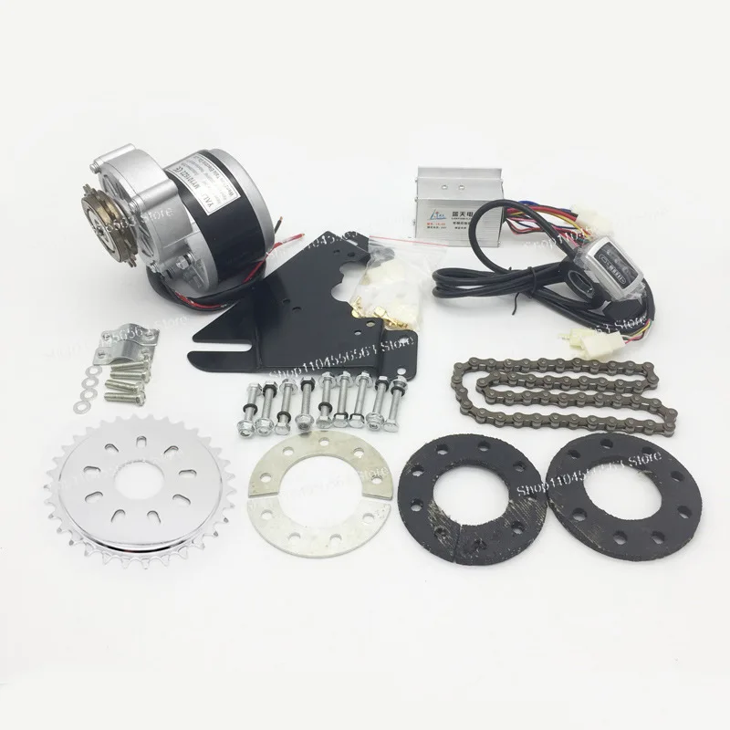 24/36V 250W/350W Left Side Mount Conversion Kit for E-Bike – Rear Wheel Motor Accessories for Mountain Bike