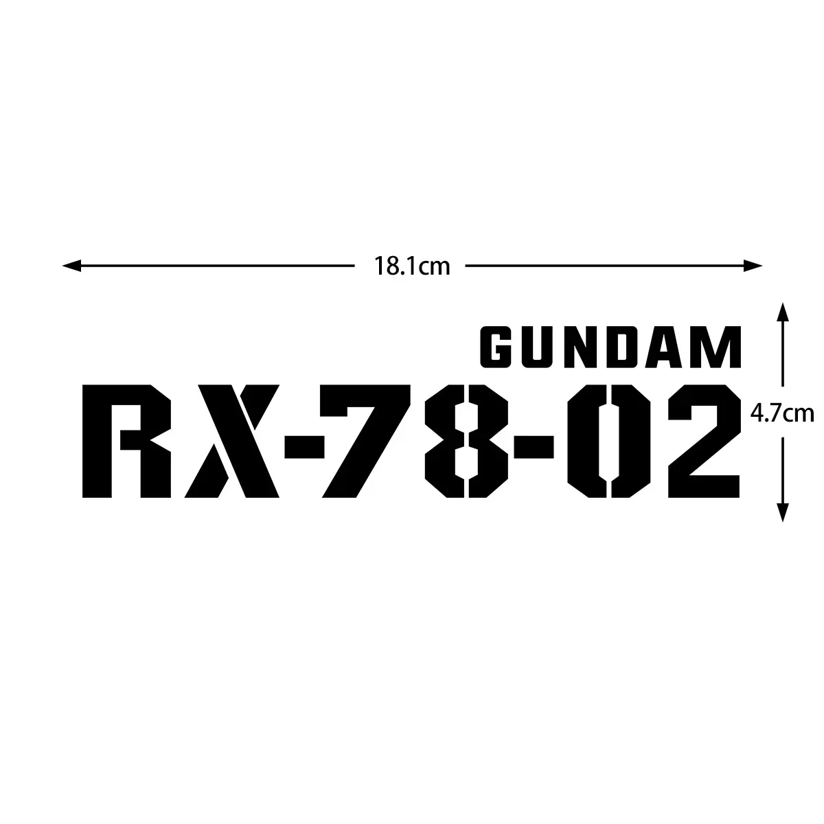 Waterproof Gundam Mobile Suit Vinyl Stickers Decals for Car Motorcycle Electric Vehicle Body Decor