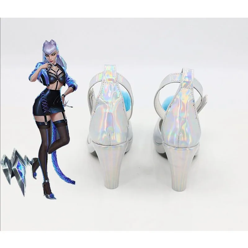 Halloween LOL Evelynn Cosplay Schuhe Spiel Skins K/DA ALL OUT High Heels Virtual Girl Group Agony's Embrace Damenschuhe