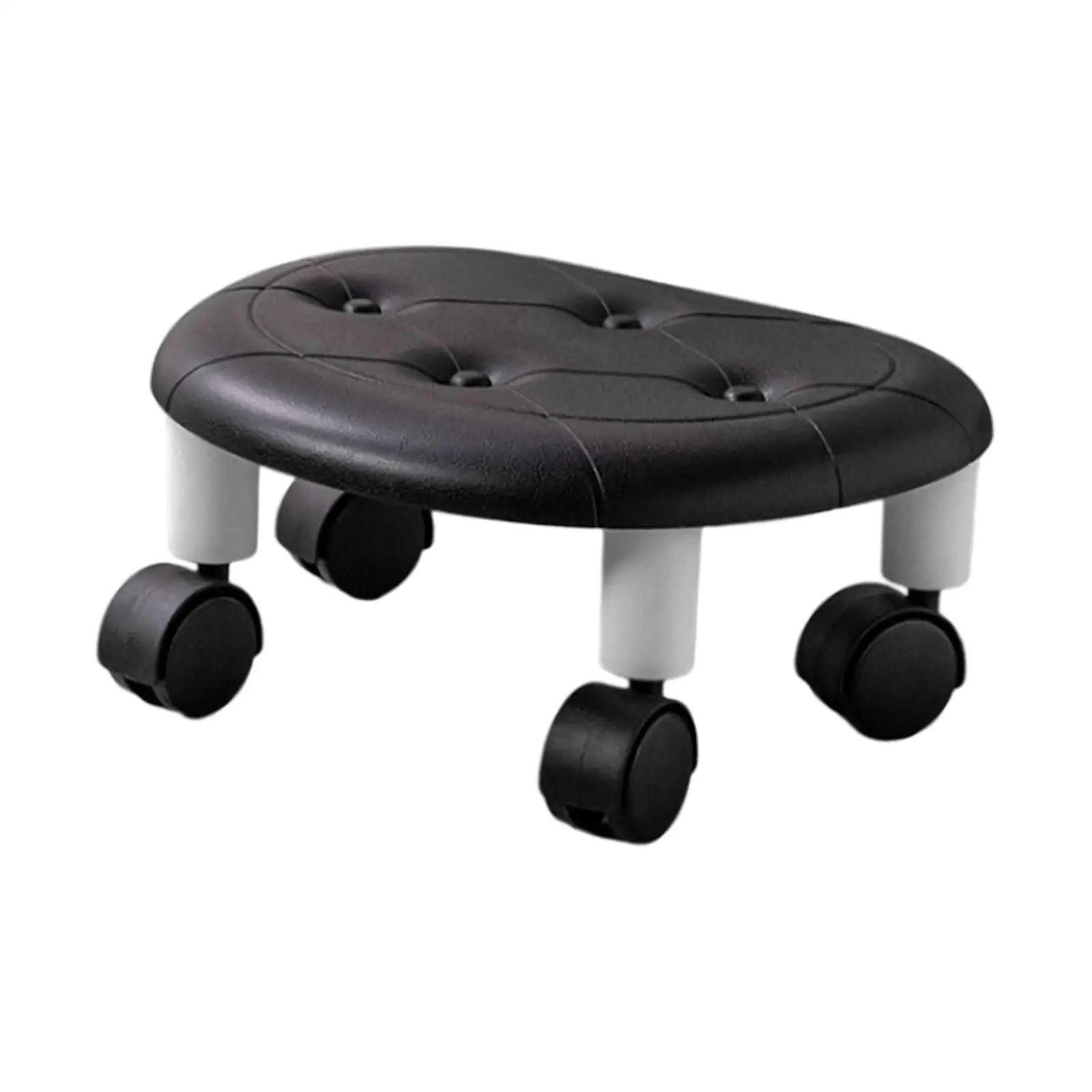 Low Roller Seat Stool 360° Rotating Rolling Stool Pulley Wheel Stool Low Height Rolling Stool Home fitness kid and Adult Office