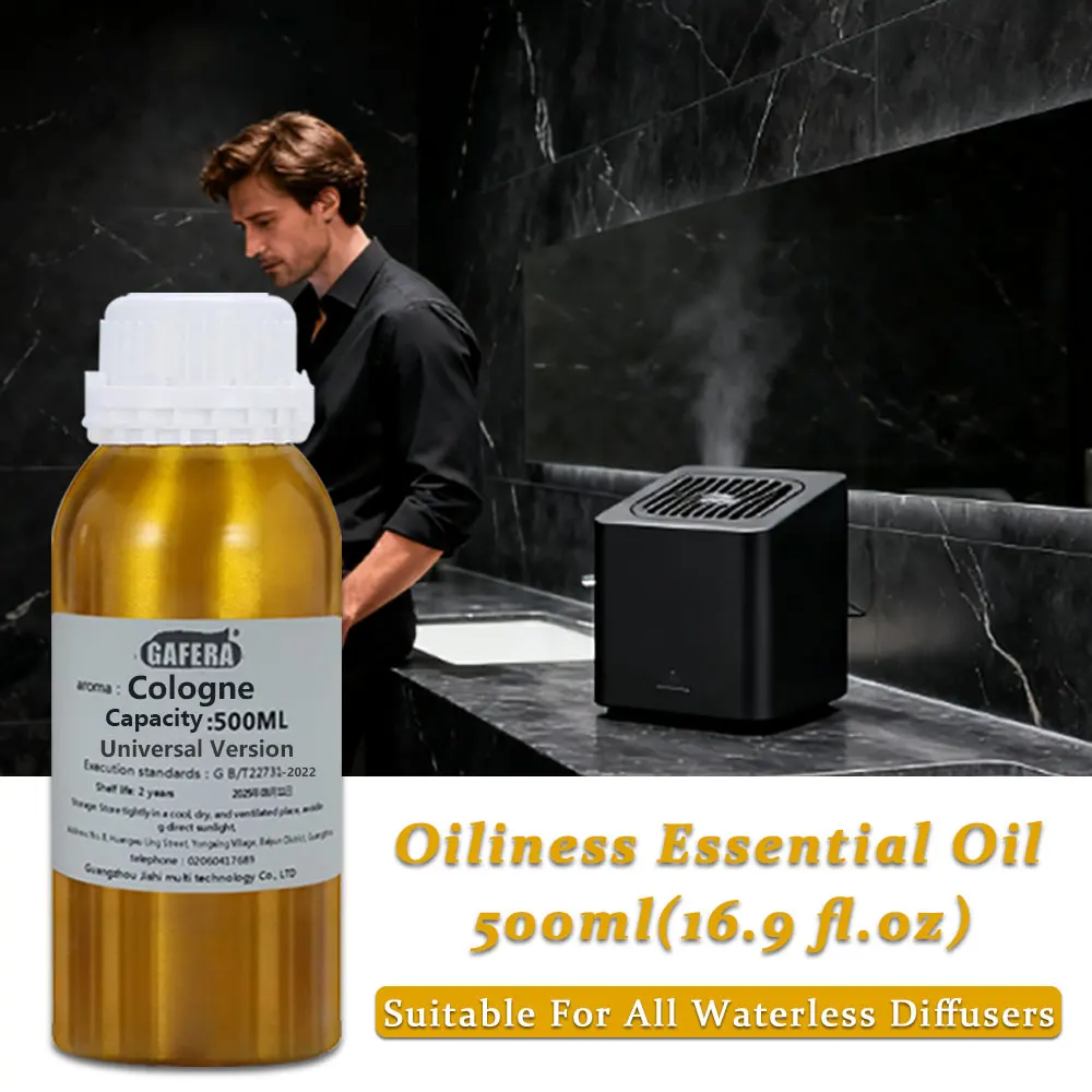 GAFERA 500ml (16.9 fl.oz) Aceites Esenciales Miss Coco/Cedar - Para Todos los Difusores sin Agua, Aceite de Aromaterapia para Reabastecer Difusores de Aroma