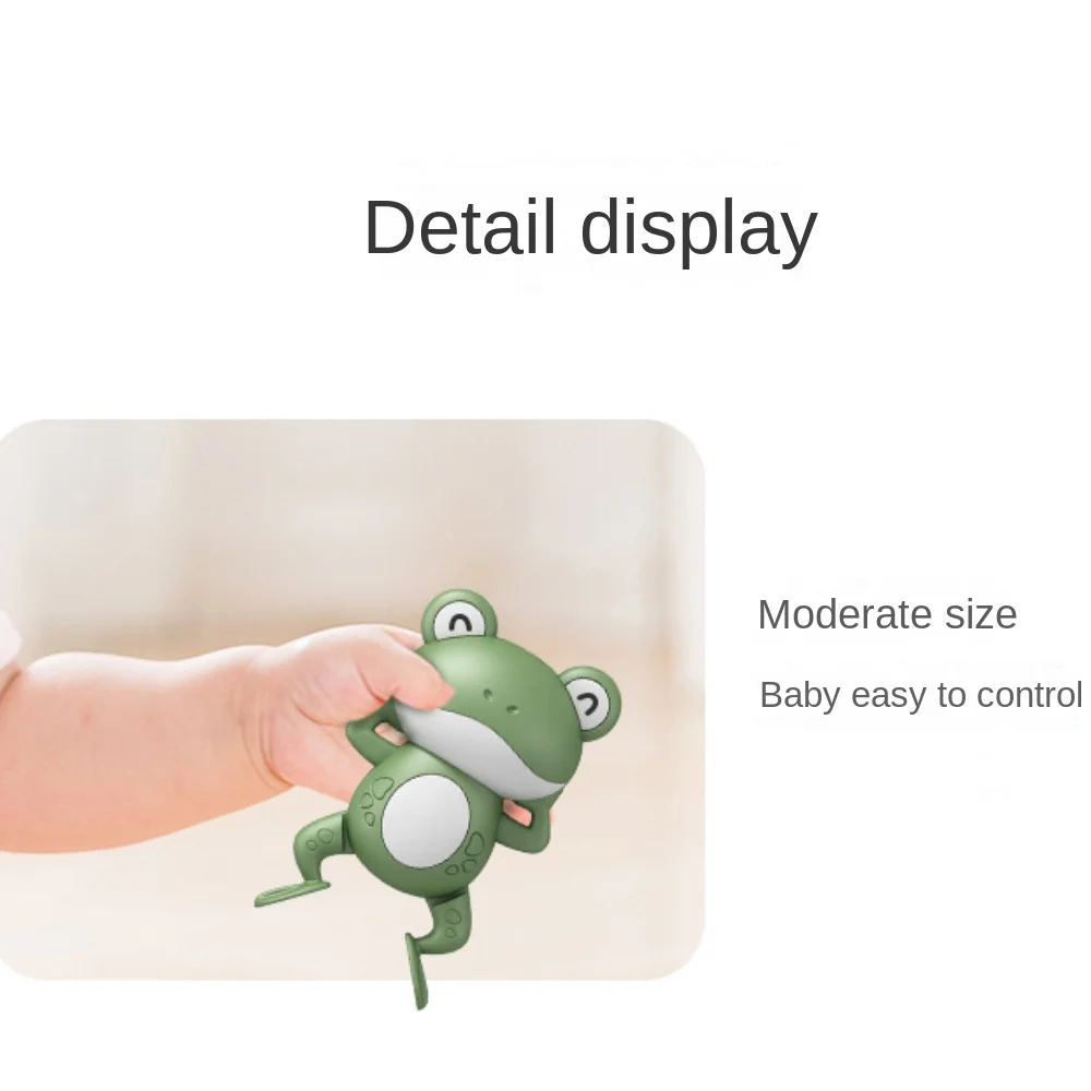 Baby Shower Clockwork Cute Animal Swimming Frog When Baby Bath In Bathroom Baby Water Toy Kids Clockwork Bath Toys Bathroom Toys