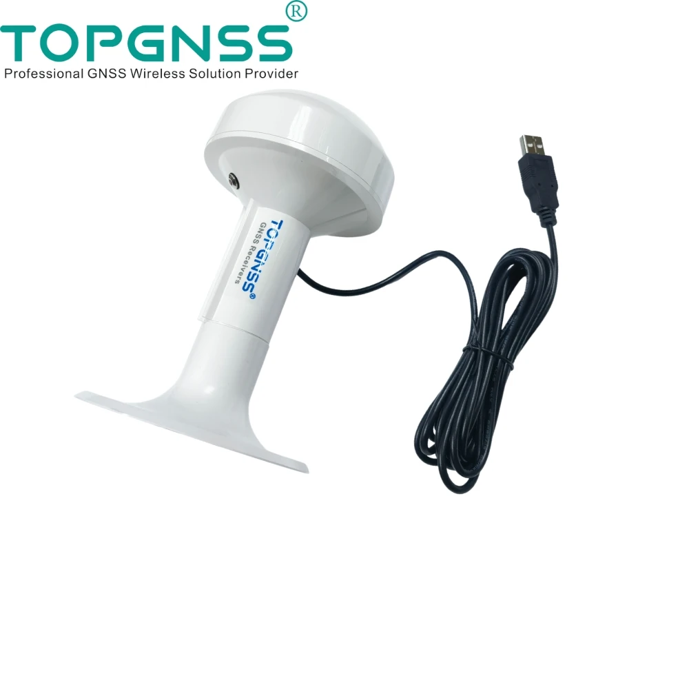 TOPGNSS GNSS2000G USB GNSS GPS BDS GALILEO receiver antenna,USB level,Mushroom-shaped waterproof case