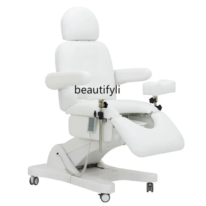 xqElectric Gynecological Examining Table Multifunctional Private Care Facial Bed High-End Recliner