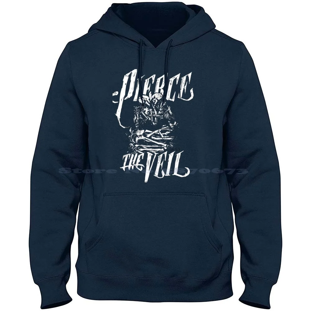 Pierce The Veil 100% Pure Cotton Hoodie Tshirt Pierce The Veil Band Bands Metalcore Hardcore Music Skull 2022 Tour Pierce The