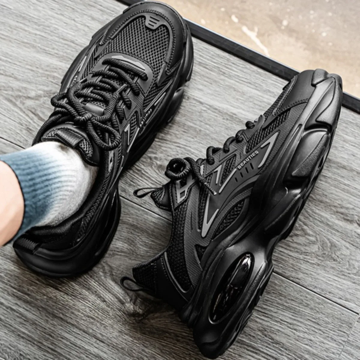 

Men's Ultra-Light Sneakers Non-Slip Versatile Casual Shoes, Four-Season Fashion Comfortable Sports Shoes for Travel & Daily Wear