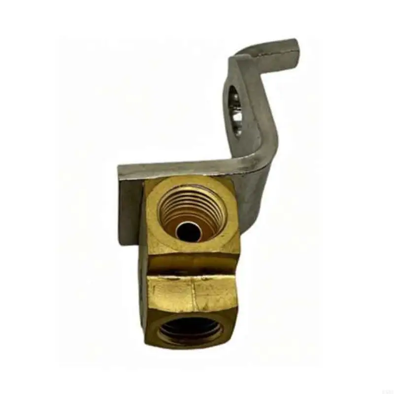 D5BE 3-Way Brake Line Service Fitting with Bracket for 3/16 in Tube Use