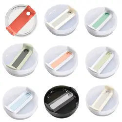 Splash Spill Proof Plain Replacement Lids 40Oz Sealing Bottle Cover for Stanley Quencher H2.0 40oz Tumber Cup