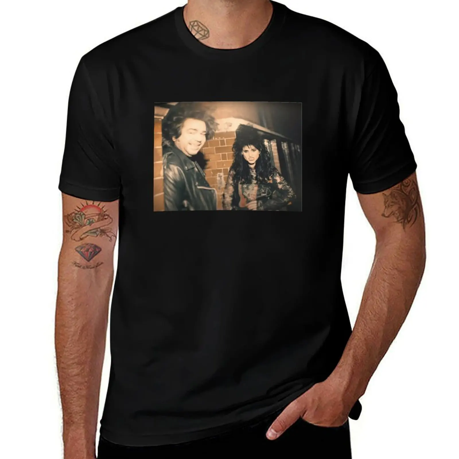 

What we do in the Shadows- 80's Laszlo and Nadja T-Shirt g man t shirts for men T-Shirt