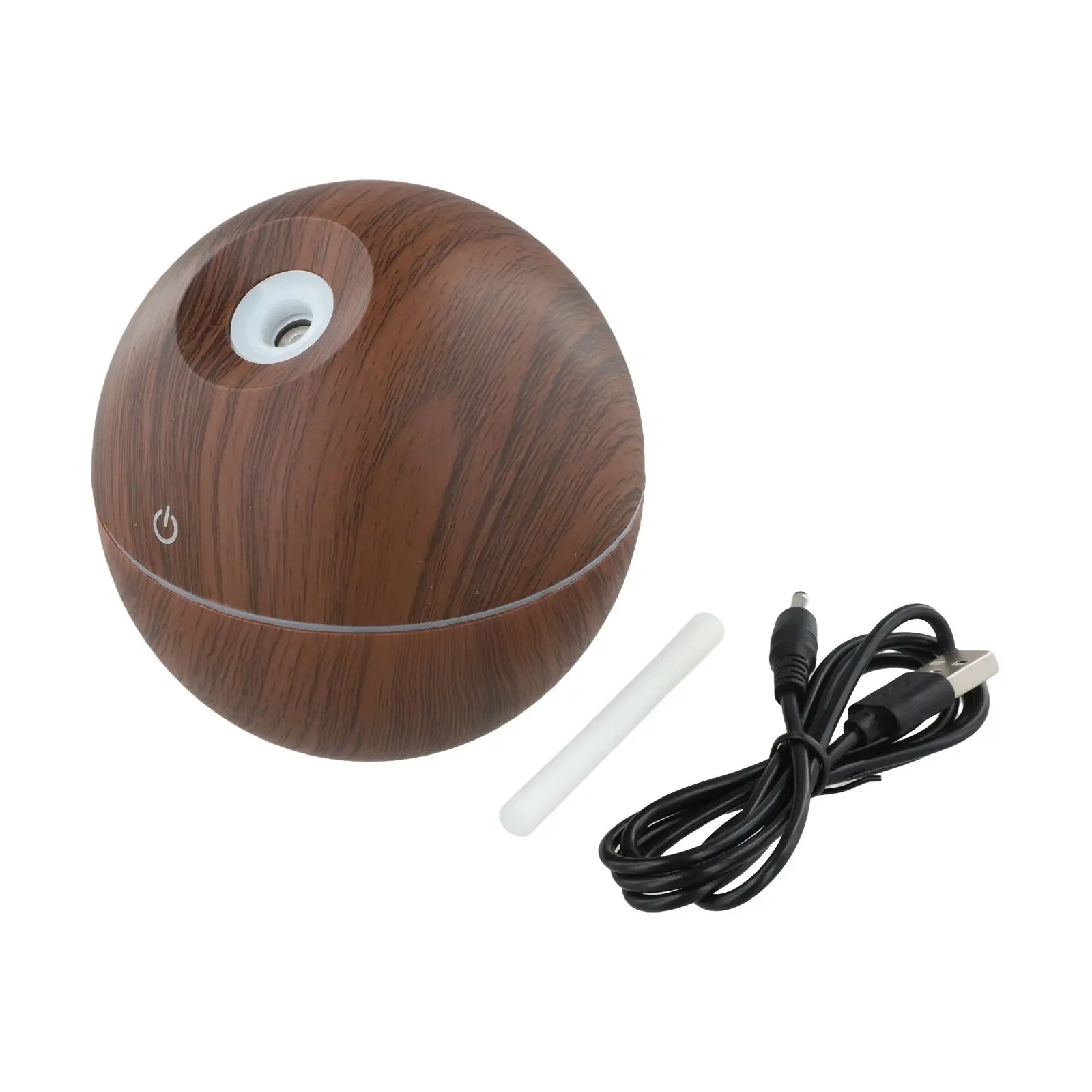 

USB Powered 130ml Essential Oil Diffuser Humidifier with Colorful LED Lights for Enhancing Air in Cars and Homes
