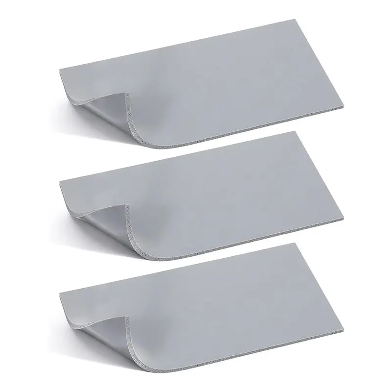 

ABBO-High Temp Resistance Silicone Heat Press Mat Pad(3 Pcs), Double Sided Use, 1/8" X 4" X 8", For HTV Projects