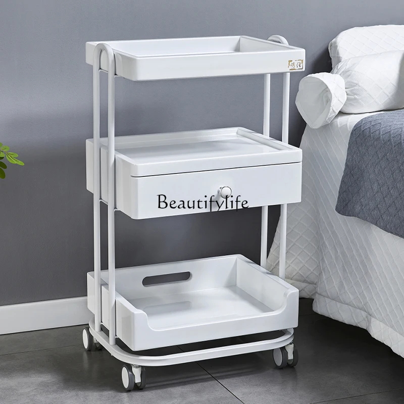 High-end light luxury beauty vehicle, special mobile tool rack for beauty salons