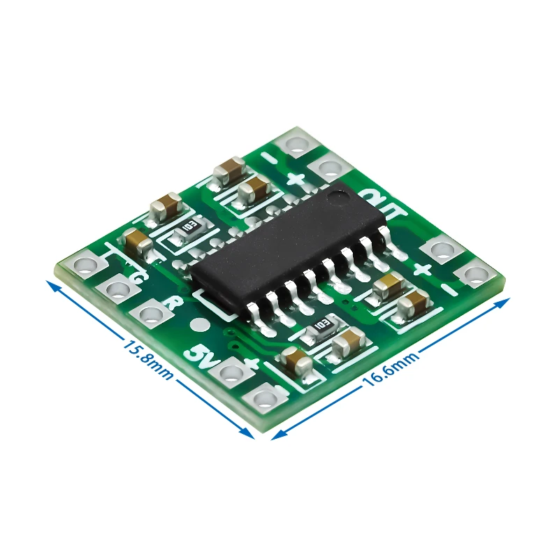 PAM8403 سوبر مضخم رقمي صغير مجلس 2*3 واط فئة D مضخم رقمي مجلس كفاءة 2.5 إلى 5 فولت USB امدادات الطاقة
