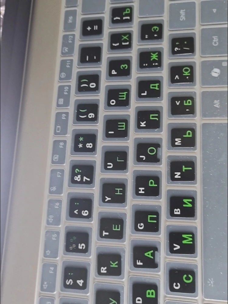 Russian Alphabet Keyboard Decals Matte Anti-wear Replacement Stickers for Computer Notebook Keyboard