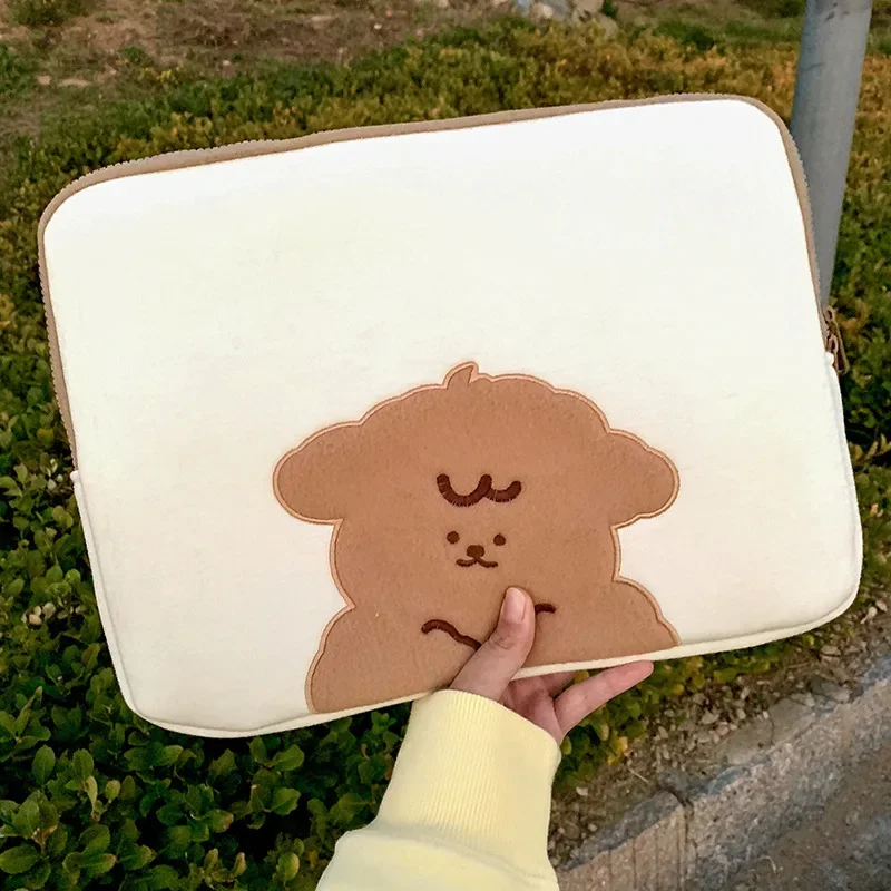 Ins Wind Cute New Fat Sheep Bolsa para laptop de 13/15 polegadas Armazenamento plano 11 Liner Bolsa InsiPad Manga protetora