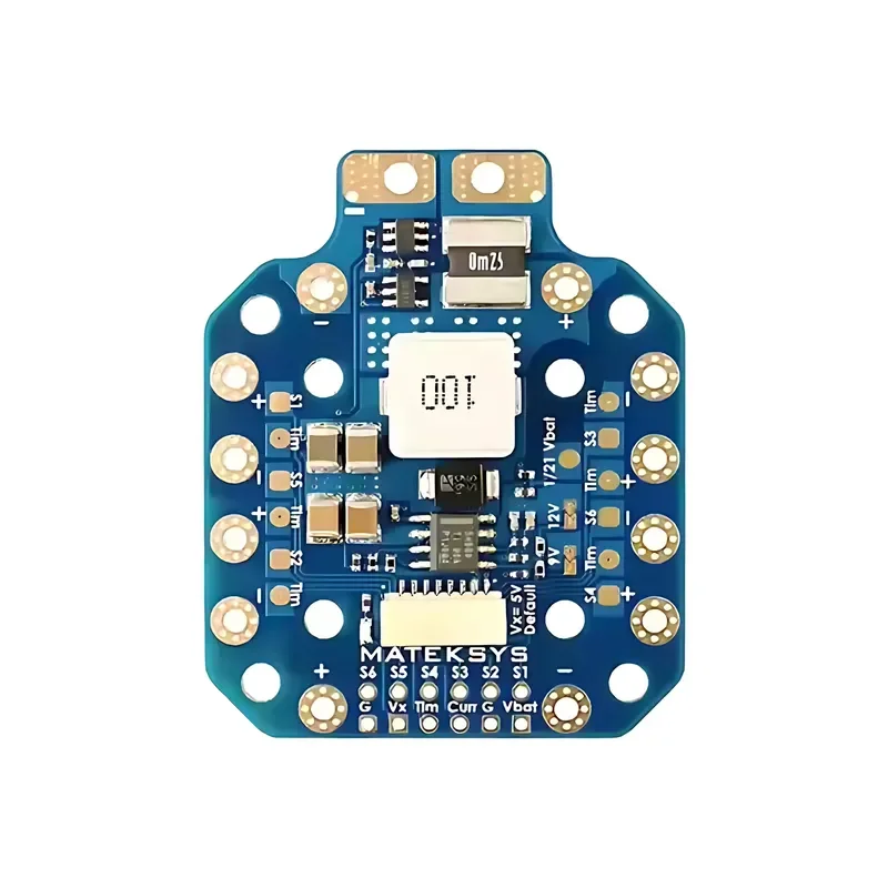 Hot Sale Mateksys PDB-HEX 12S 6~60V 2~12S LiPo Current Sensor 264A 3.3V ADC Plastic for RC