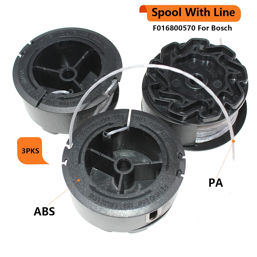 F016800570 بكرة مع خط لبوش العالمي GrassCut 18 العالمي GrassCut 18-26 العالمي GrassCut 18-260