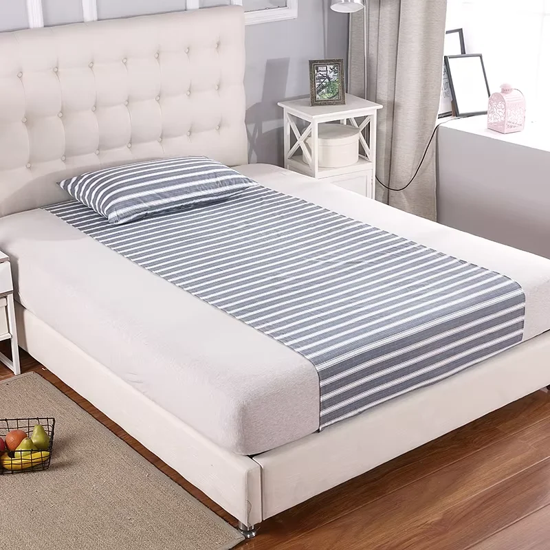 Clearance Sale Blue Stripe  Earthing Pillowcase,Super Soft & Comfy Breathable for Baby,people with Difficulty Falling Sleep