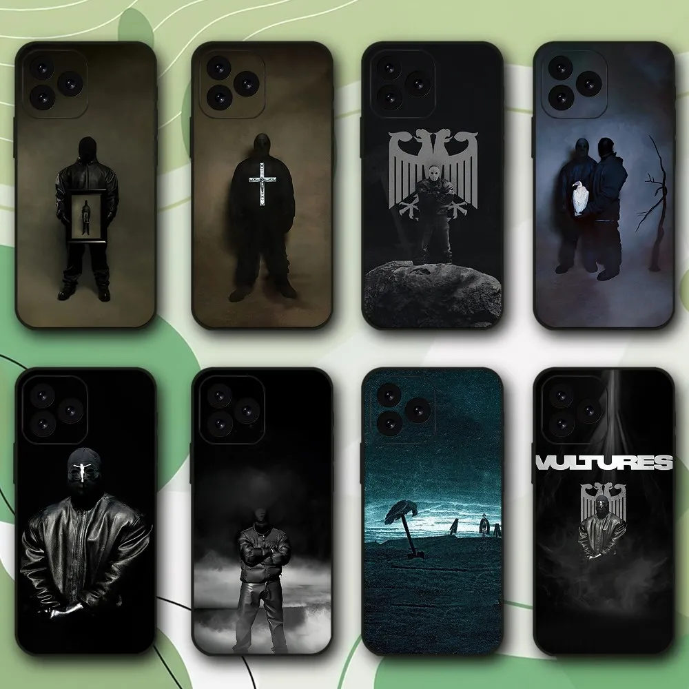 Rapper Kanye Omari West Phone Case For iPhone 11 12 13 14 15 Mini Plus Pro Xs Max X S Plus XR Shell