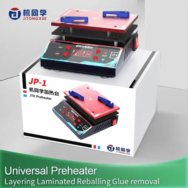 JTX JP-1 Uniwersalna termostatyczna platforma do podgrzewania warstwowego dla iPhone X-16 Pro Max Android PCB Warstwowe narzędzie do czyszczenia kleju