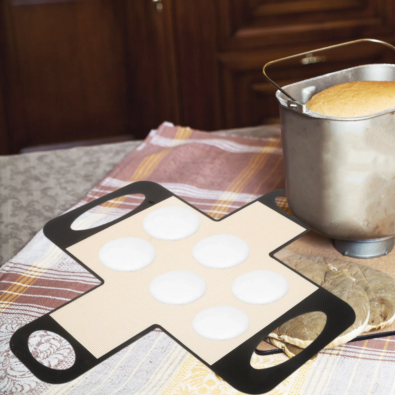 

Silicone Loaf Liners Non Stick Baking Mat Long Handle Sourdough Bread Sling Food Grade Silicone Oven Sheet Cake Cookie Pastry