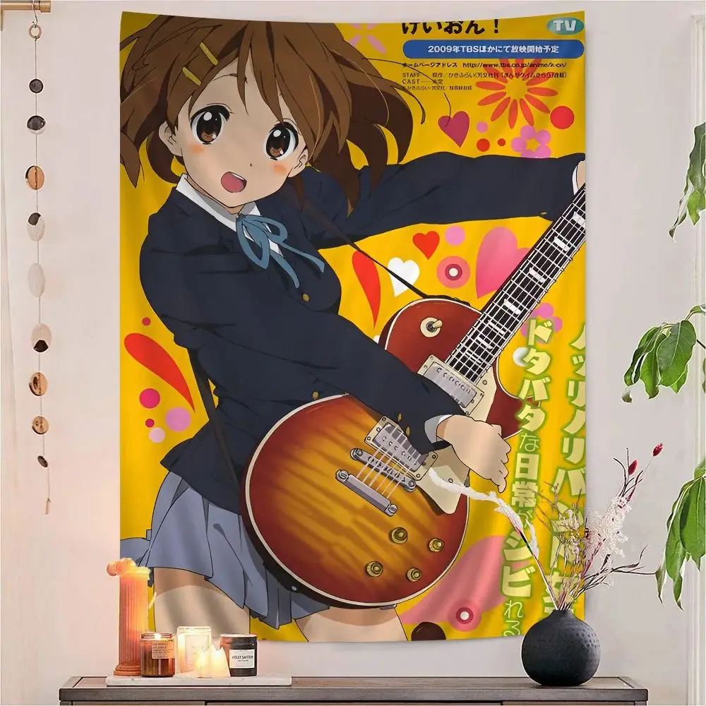 VIKAMA Anime Girl Group Manga Tapestry, Otaku Culture Wall Hanging Home Decor for Living Room, Bedroom, Gaming Room And Dorm