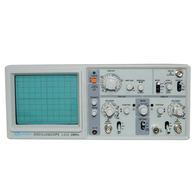 20MHz Dual Channel Analog Oscilloscope