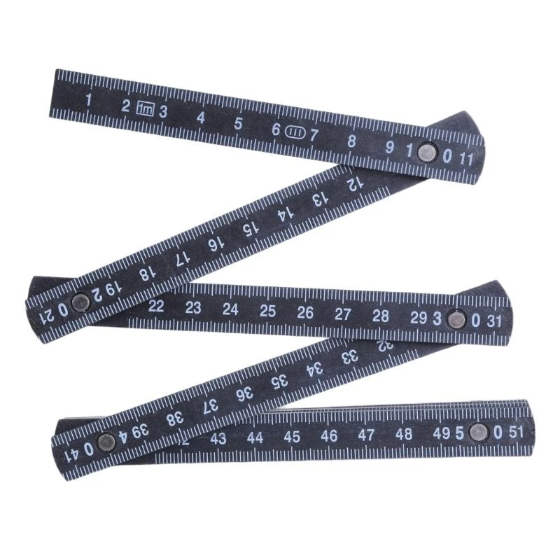 Easy Carry 1meter Plastic Ruler Small Design Measuring Tool for Easy Storage