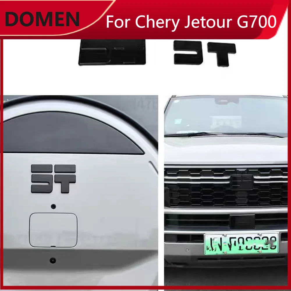 

New For Chery Jetour G700 2025 2026 Backup Tire Letter Blackening Label Front And Rear Labels Tail Label Modified Car Accessorie