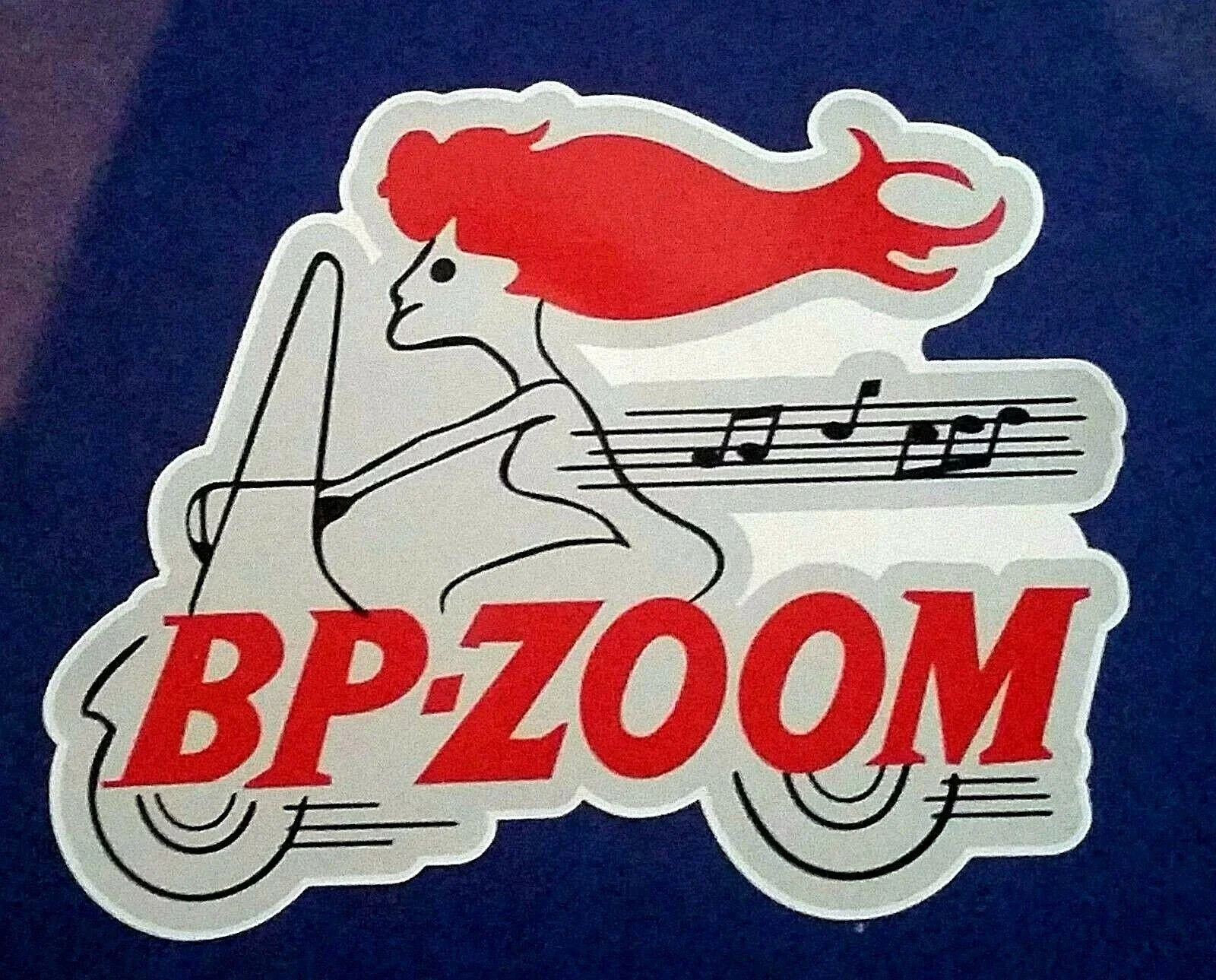 

For BP ZOOM Sticker Decal VINYL Promo Service Station OIL GAS LAMBRETTA VESPA MODS