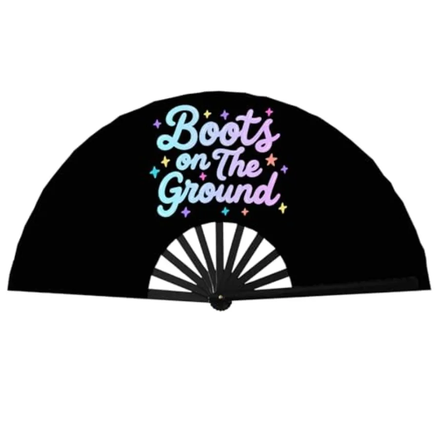 13 Inch Fans for Line dancing, Clack Fan, Line Dance Popping Fan for Dance, Party, Decoration, Festival