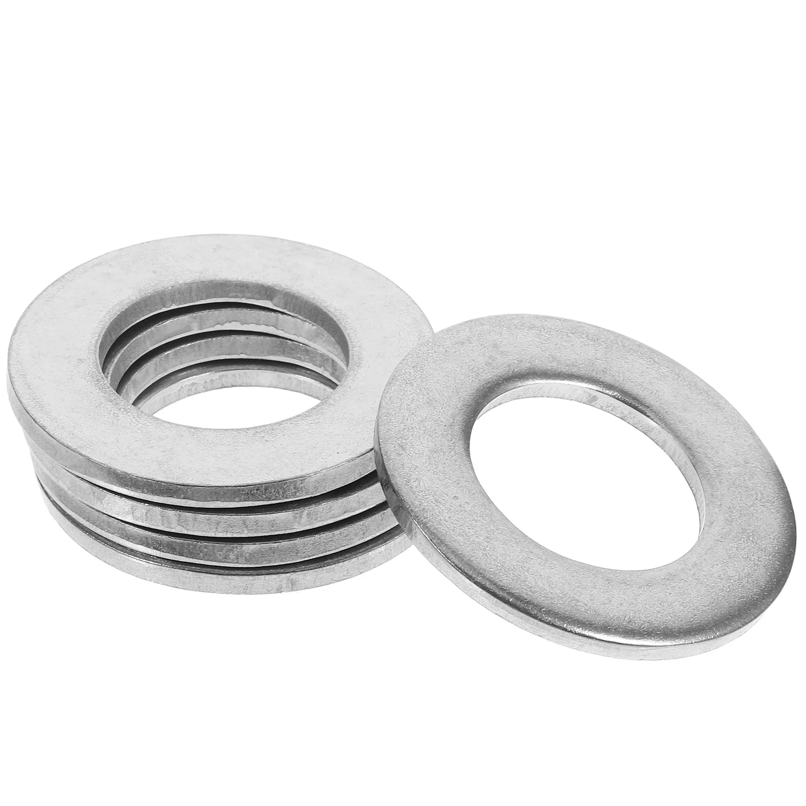 

5pcs Stainless Steel Flat Washers 1-1/8 Hole 1-3/16 -2 OD Small Washers Screws Automotive Spacer Hardware Kit